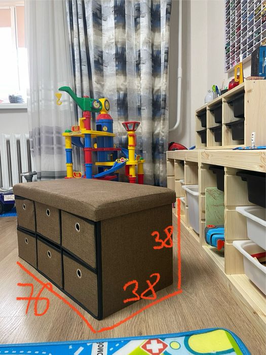 Пуф , банкетка с ящиками