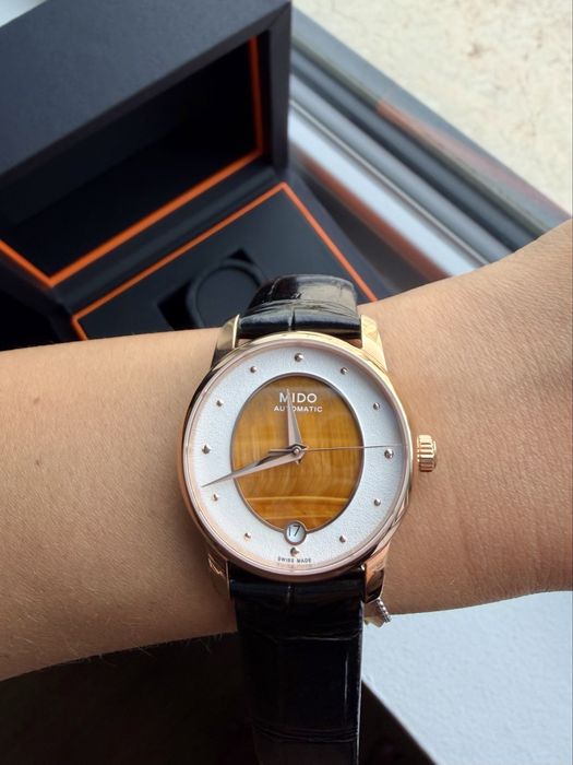Дамски часовник MIDO Baroncelli Wild Stone Automatic Tiger Eye / Тигрово око