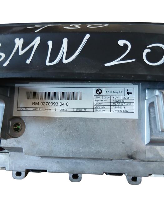 Display/ Navigatie Bmw 3 Vi F30, F80 2011 - 2018 Bm9270393 04 0