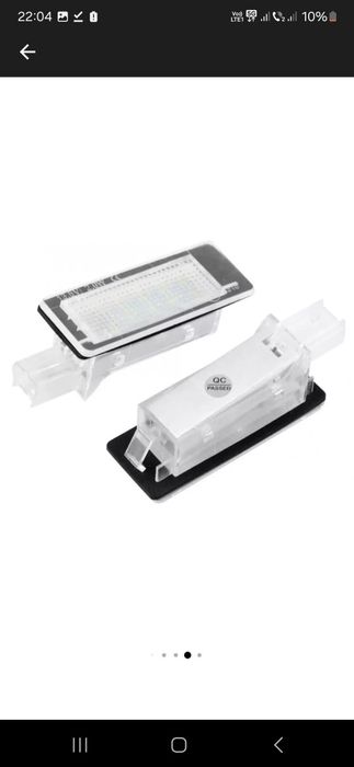 Set becuri lampi led numar Dacia Duster Logan Lodgy Renault Scenic
