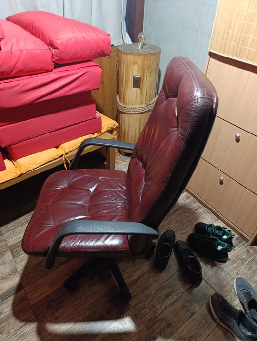 Scaun directorial piele naturala