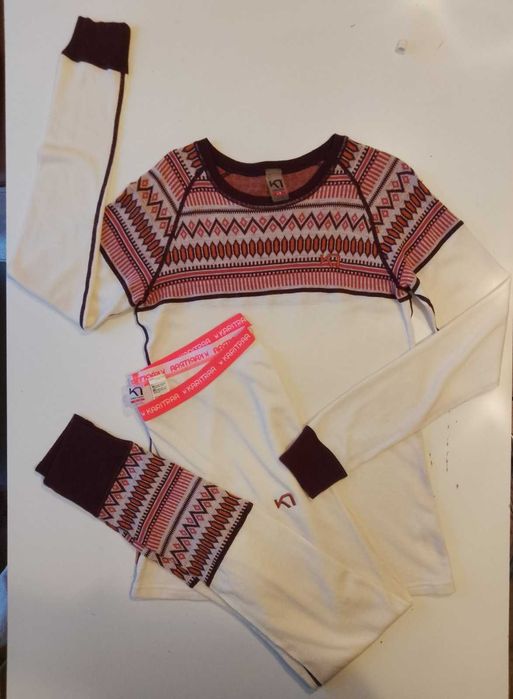 Комплект клин и блуза мерино вълна