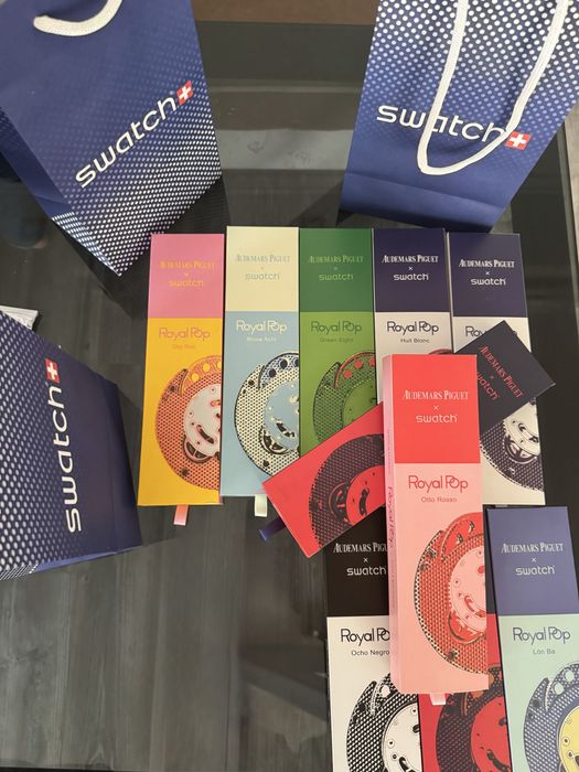 1:1 AP x Swatch Royal Pop— Premium sifat