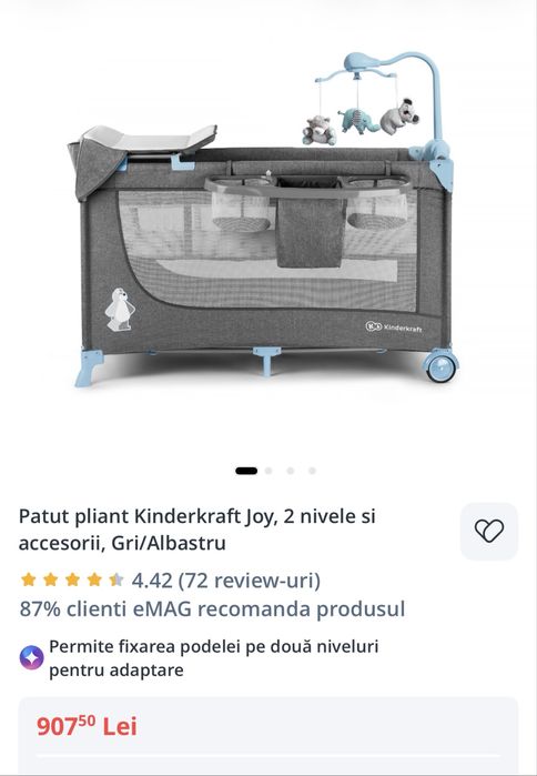 Patut pliant Kinderkraft Joy