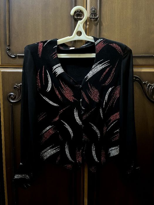 Блуза шифон с люриксом