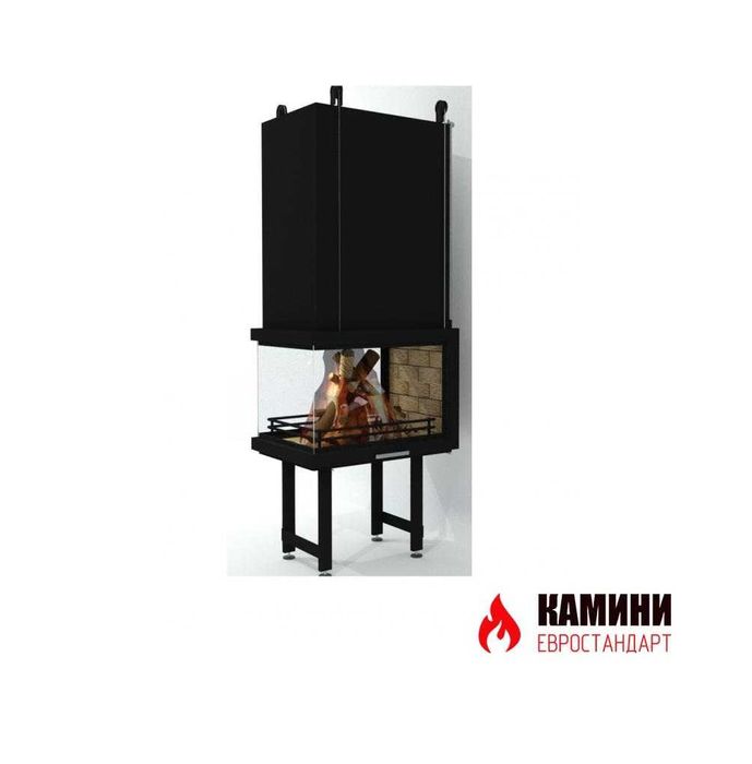 Дизайнерски горивни камери за камини - Модел три лица Аквариум