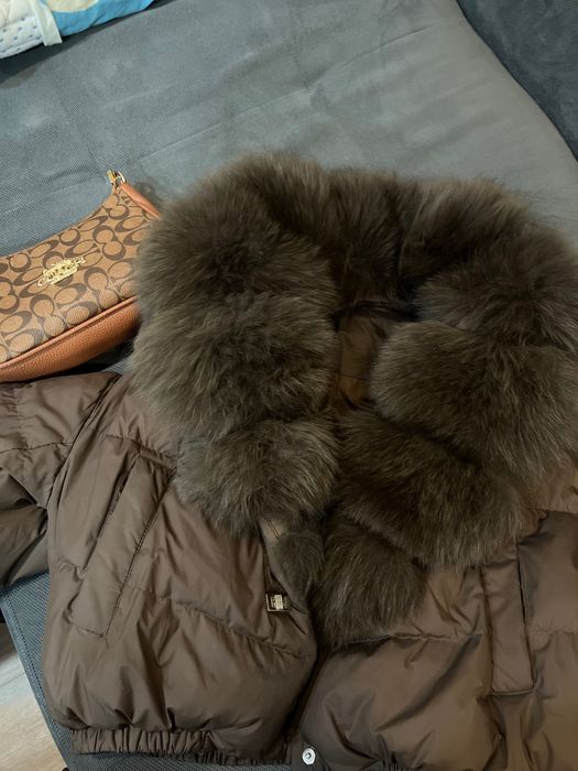 Зимно яке кафяво