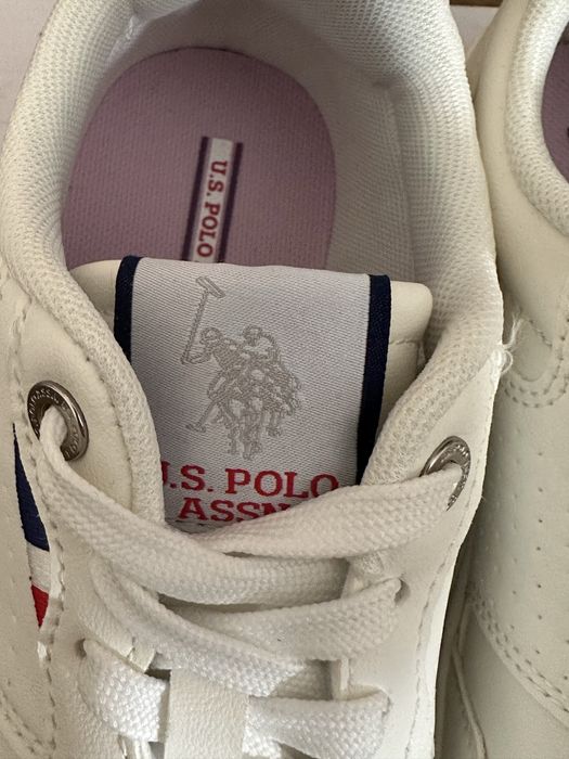 U.S Polo ASSN Оригинални бели кецове 38 номер
