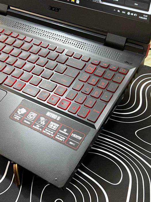 Acer Nitro i5-12450H DDR4 8GB SSD 256GB RTX3050ti 15'6 FHD Ips