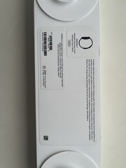 Apple Watch Series 7, 45mm, midnight alu