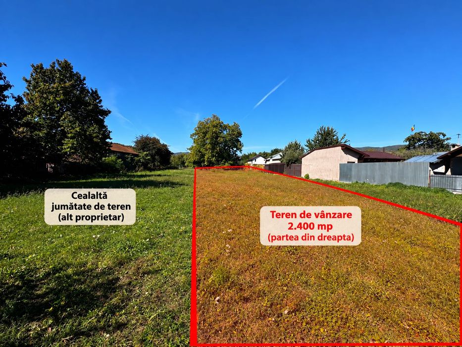 Teren intravilan 2400 mp – Brebu, Prahova