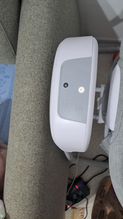 Кровать-манеж серая