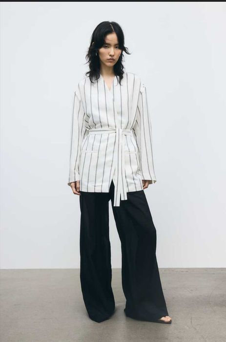 Новые пиджак /блейзер лен H&M, размер L и XXL