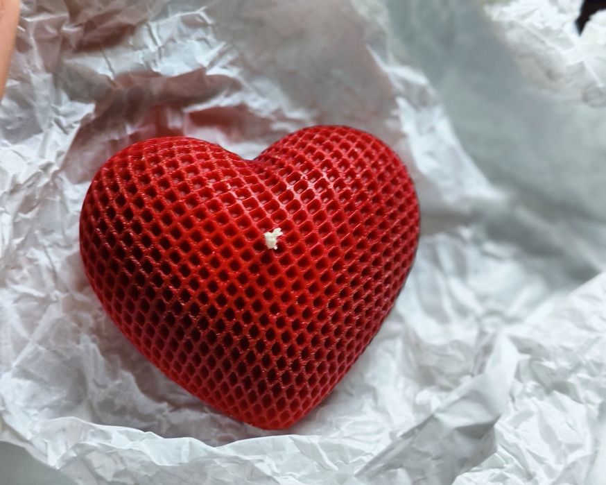 Арома свечи в виде сердца