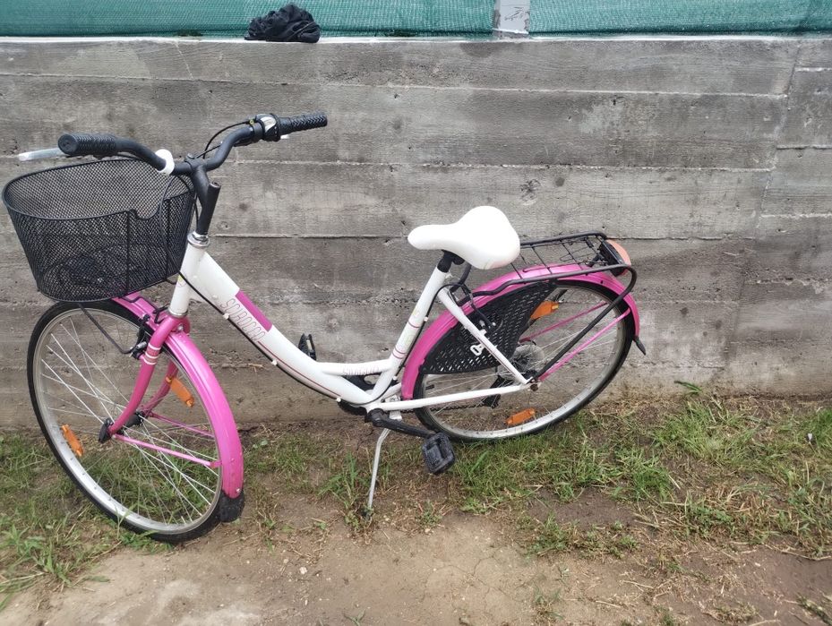 Bicicleta de dama roz