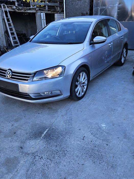 Bot Parte Fata VW Passat B7 Aripa Capota Bara Tragar Far Carenaj LA7W Argintiu