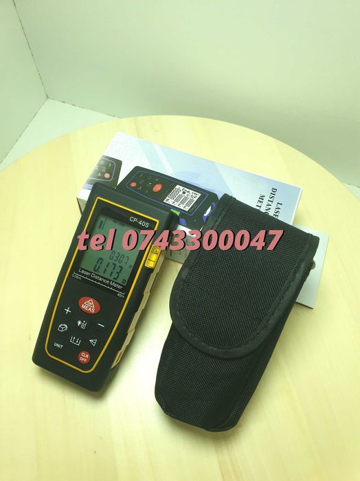 Telemetru Laser Profesional 40 M Precizie  2mm Protectie Ip54 p