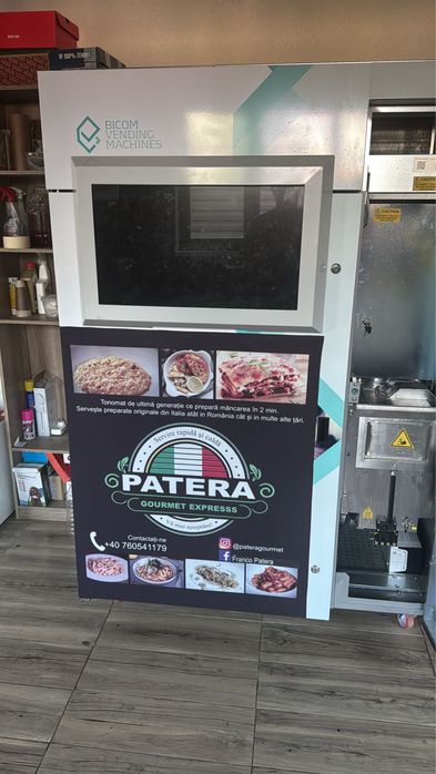 Automat vending mâncare caldă BICOM – ca nou, din Italia