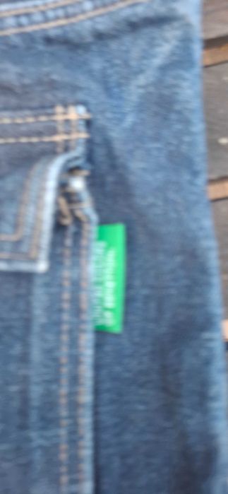 Малка дънкова чанта Benetton