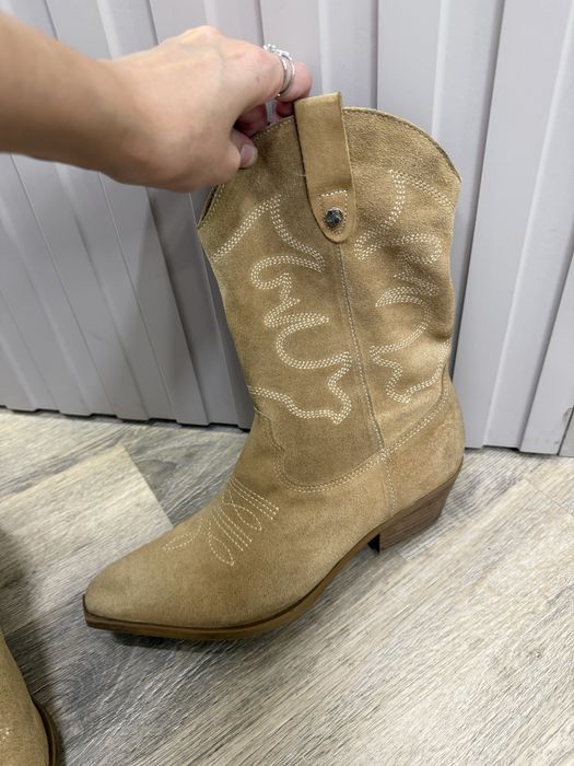 Замшевые казачки