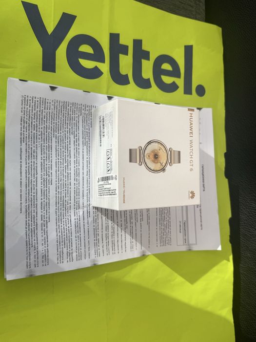 ЗАПЕЧАТАН 41mm Huawei Watch GT 6 Yettel Гаранция 2028 Gold GT6