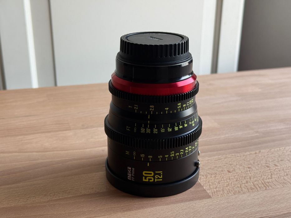 Meike FF Cine 50mm T2.1 obiectiv montura Canon EF