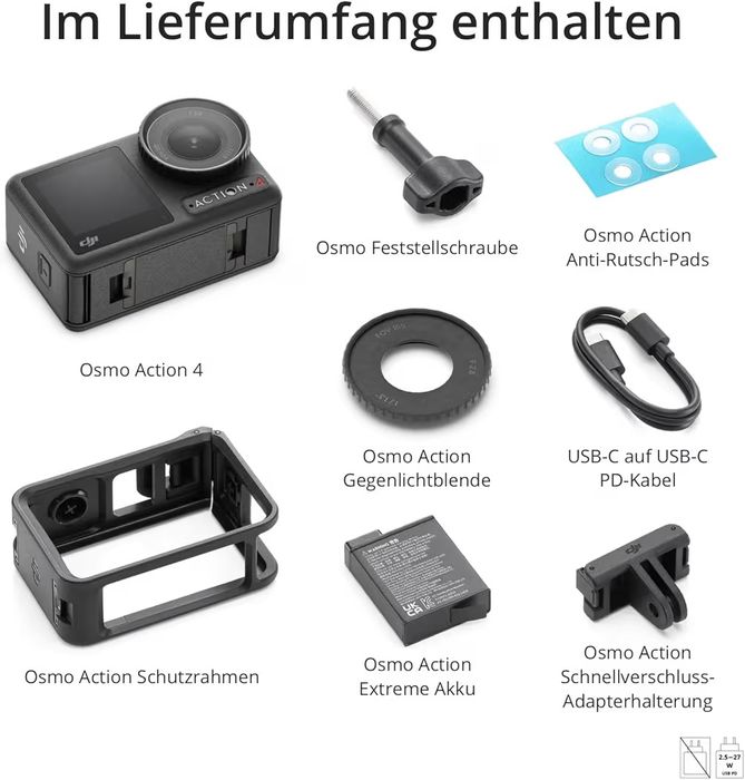 DJI Osmo Action 4 Essential Combo 4k, sigilat