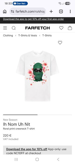 Tricou premium Ih nom uh nit  3  x modele