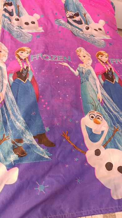 Спално бельо,спален комплект за единично легло Замръзналото кралство