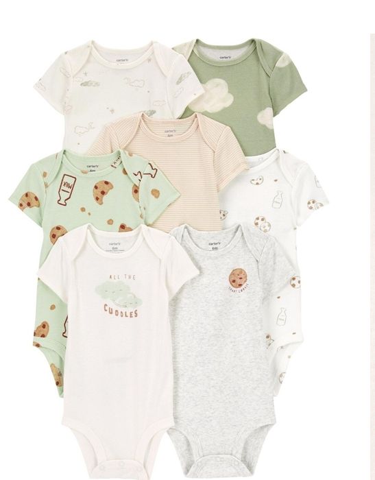 Боди с коротким рукавом carters