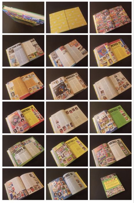 Panini Hardcover Football Stickers, The Official Celebration