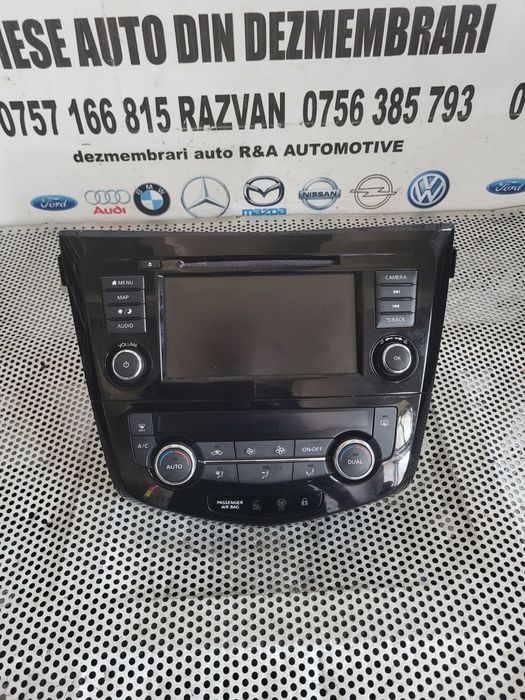 Navigatie Originala Nissan Qashqai J11 An 2014-2015-2016-2017-2018-2019-2020 Volan Stanga Masina Cu 11.000 Km Cod 259157FW5A