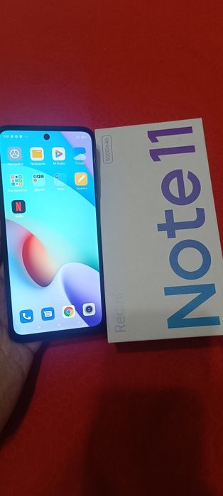 Xiaomi Redmi Note 11 4G 8/128GB Black Gray Igravoy Karobka Ideal Holat