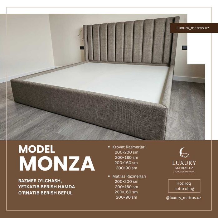 Кровать от LUXE BED | Кроват | Krovat | Любые цвета под заказ | LUX-27