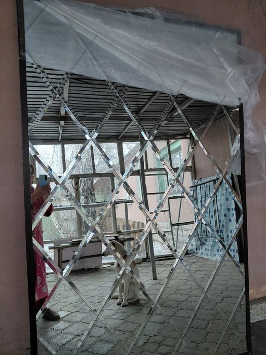 Фацетное зеркальное панно