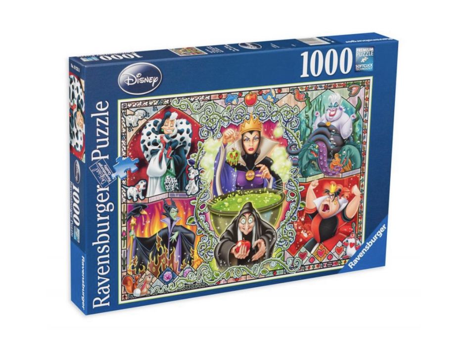 Пъзел Ravensburger Вещиците на Дисни , 1000 части