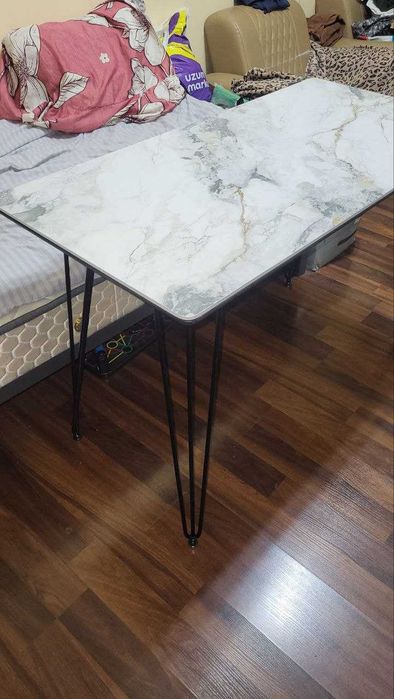 Стол обеденный, компьютерный из керамогранита 120х60 см