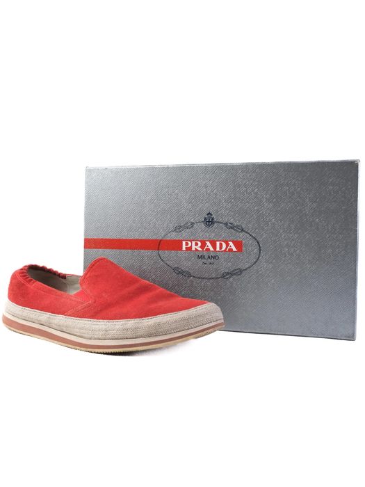 Кеды слипоны PRADA оригинал