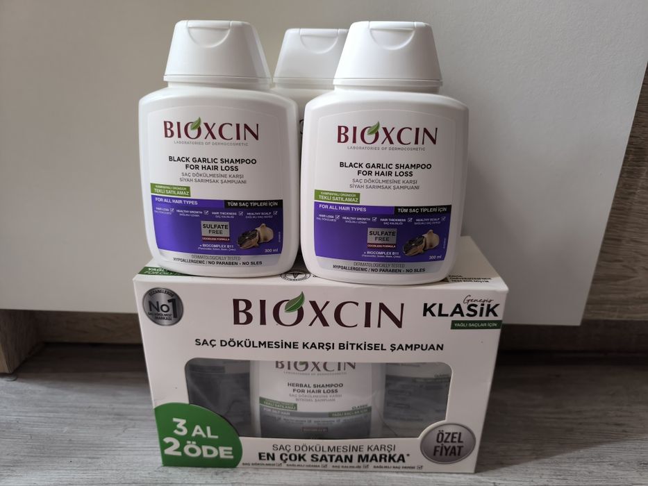 Турски шампоан Bioxcin различни видове