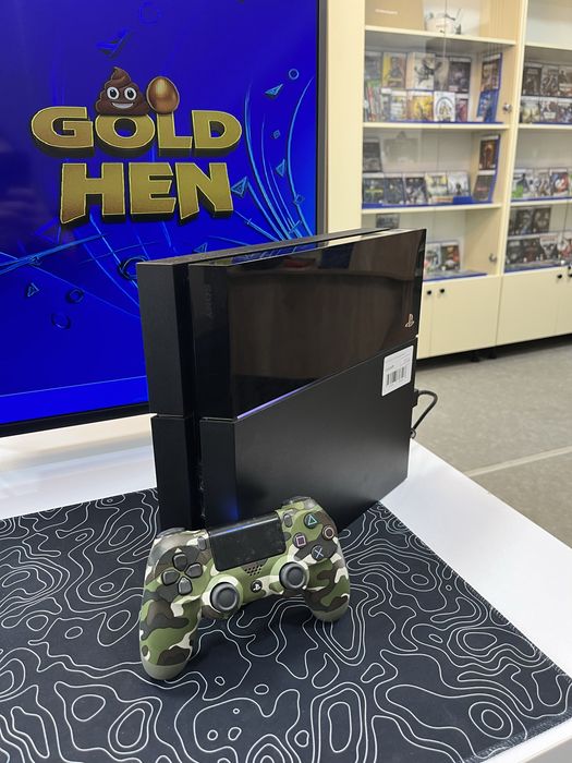 Ps4 Fat, 500gb, прошитая, 1 джостик, 1 мес гарантия