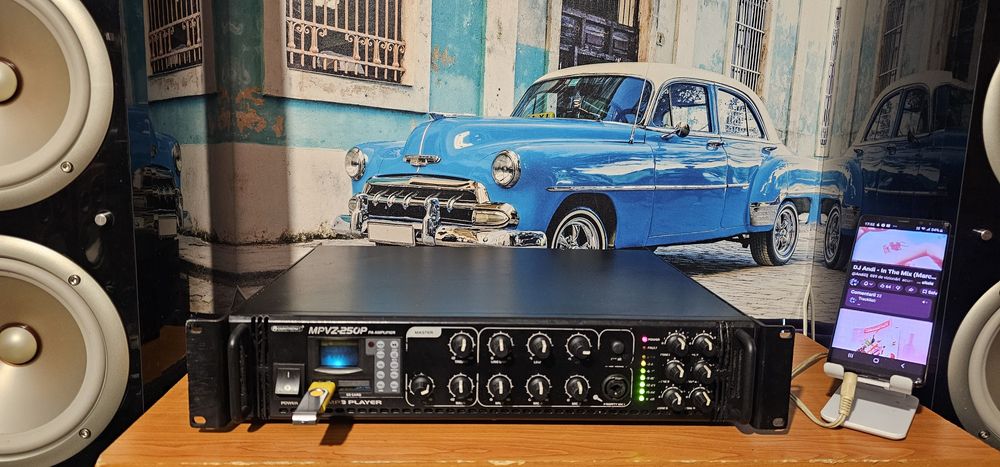 Omnitronic MPVZ 250P - public adress radioficare statie amplificator