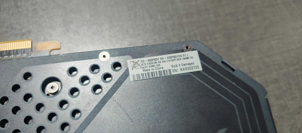 GPU/XFX RX 590 FATBOY 8GB/256bit