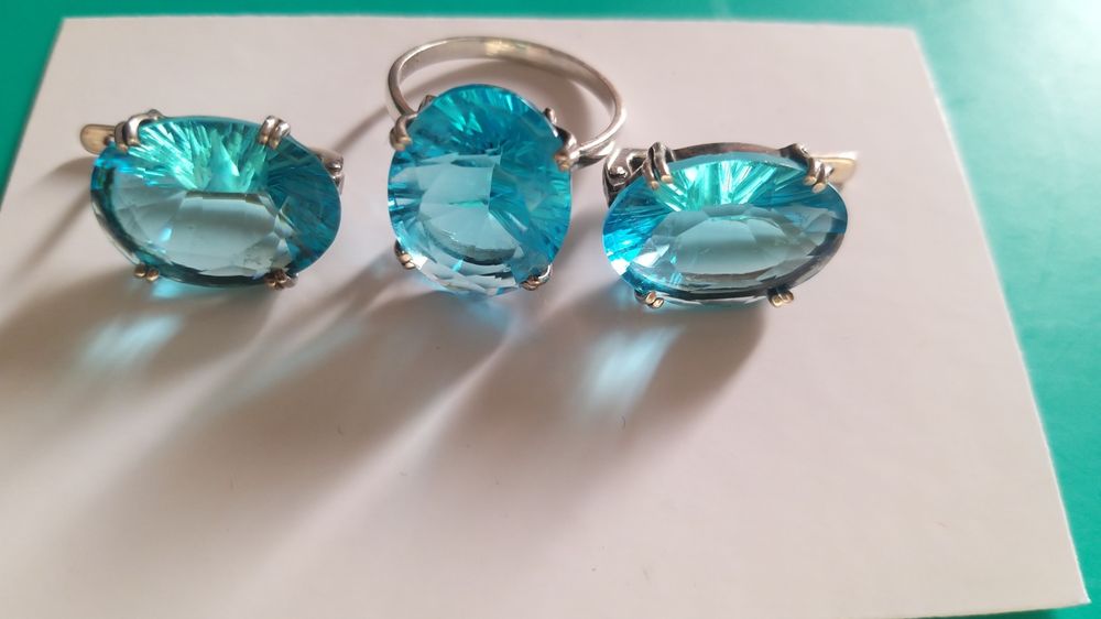 Серьги, кольцо женское