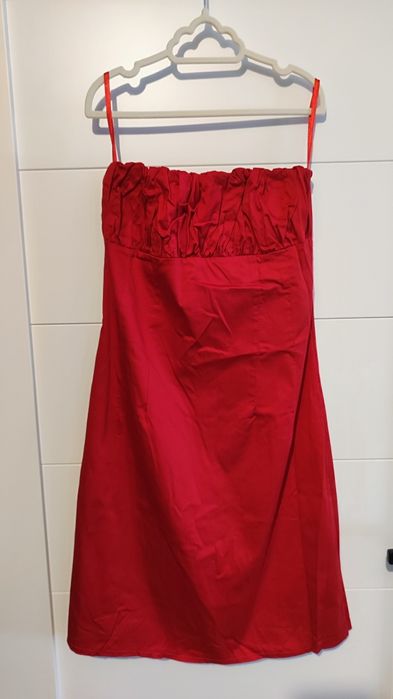 Rochita rosie de vara din bumbac