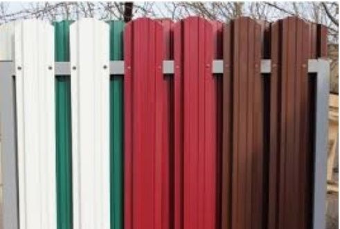 Штакетник металлический