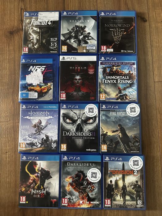 Vand/schimb pachet de jocuri pentru PS4 si PS55