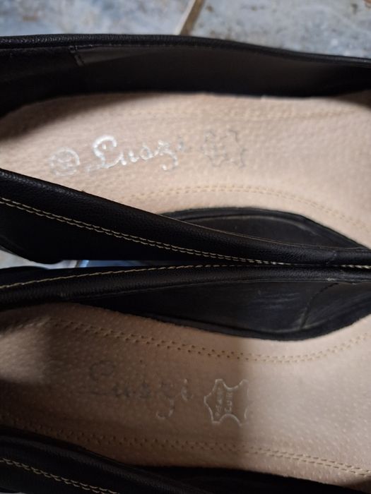 Pantofi piele cu platforma
