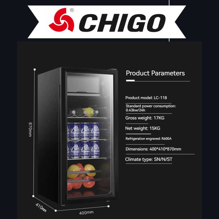 CHIGO 220V BC-58 58L