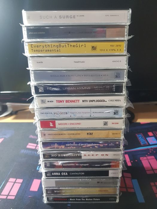 Minidiscuri originale preinregistrate