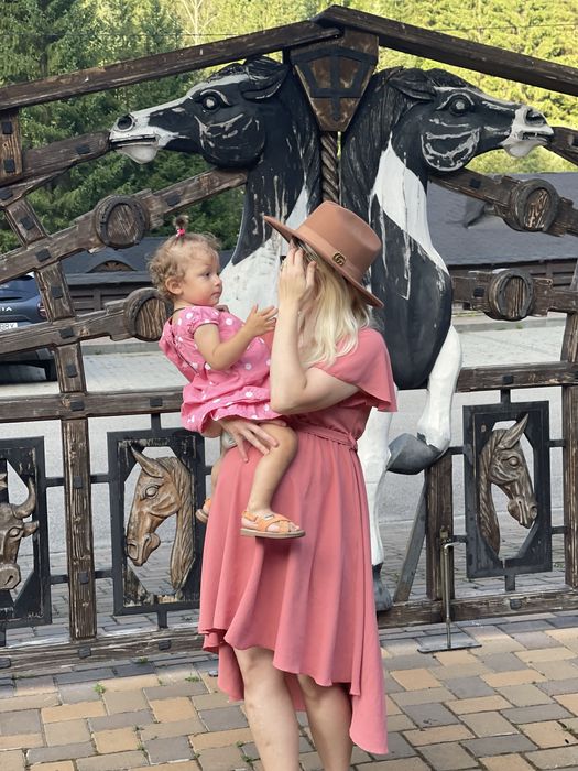 Rochie roz de vara pt gravide si nu numai